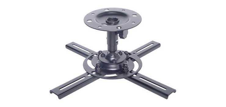 Black Ceiling Bracket Projector Balljoint 10kg