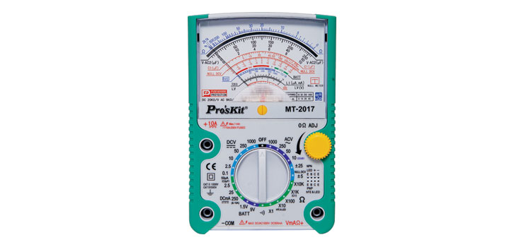 Analog Multimeter With Transistor Test