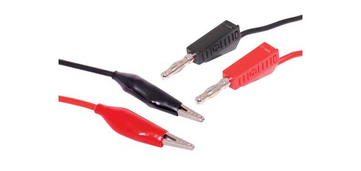 Test Leads - Banana Plugs to Croc Clips
