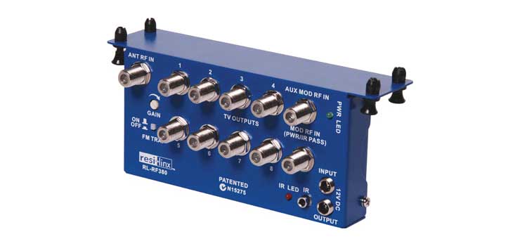 RF380 Video I/R Hub 3 Input, 8 Output