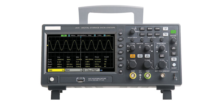 100MHz LCD Digital Storage Oscilloscope & Waveform Generator
