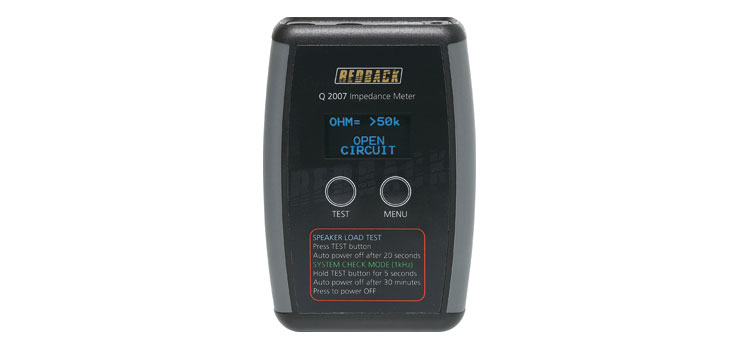 Digital Audio Impedance Meter