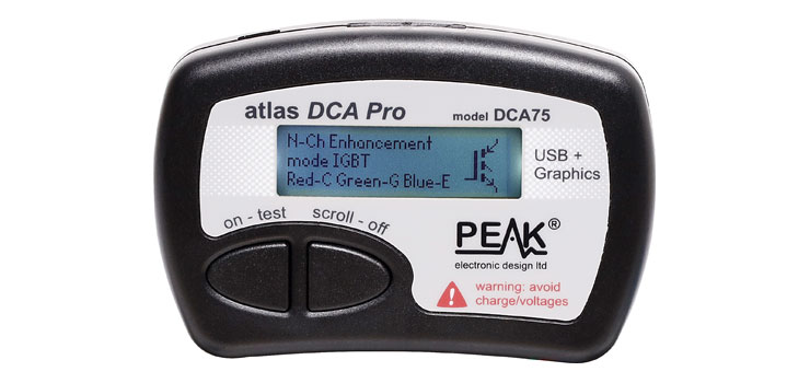USB Graphical Semiconductor Component Analyser