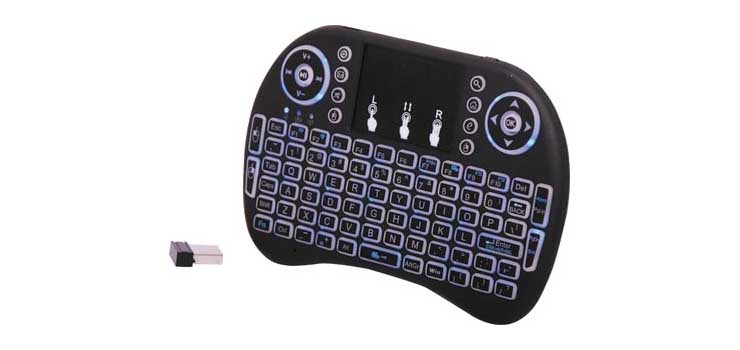2.4GHz Wireless Media Centre Keyboard With Trackpad