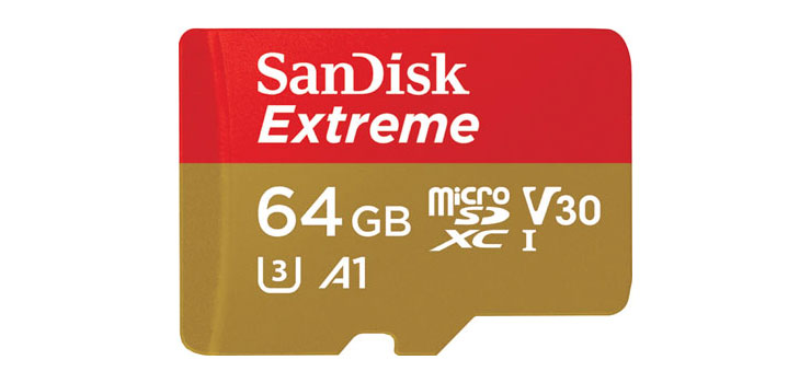 Extreme Micro SDHC Card 64GB