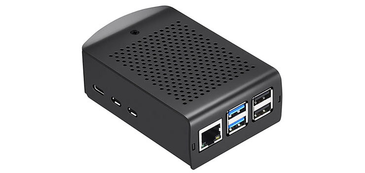 Metal Fan Cooled Case to suit Raspberry Pi 5