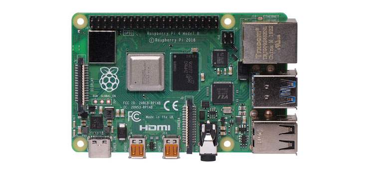 Raspberry Pi 4 Model B Single Board Computer 4GB