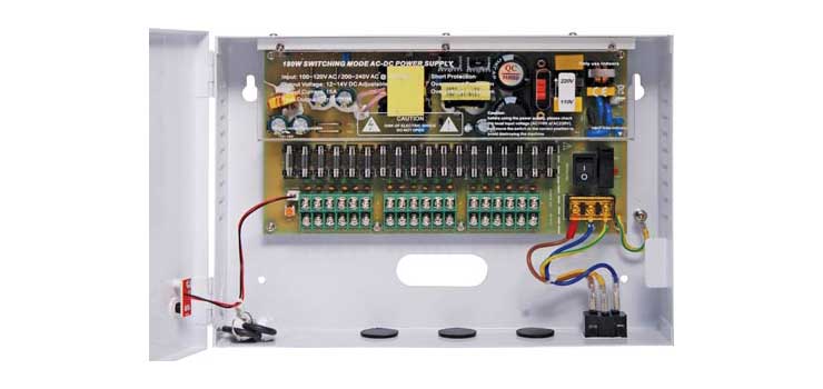 18 Way 12V DC CCTV Power Supply 15A