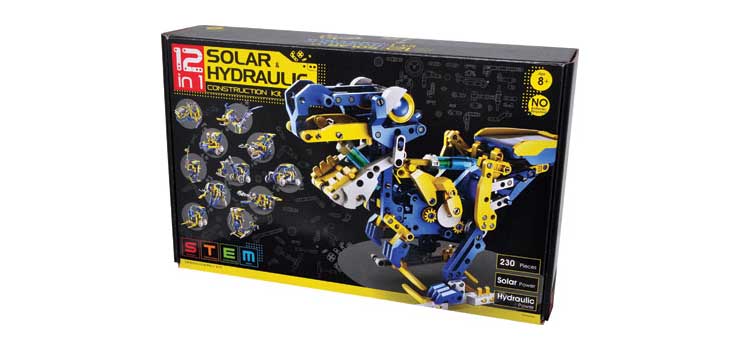 12-in-1 Solar Hydraulic Construction Kit