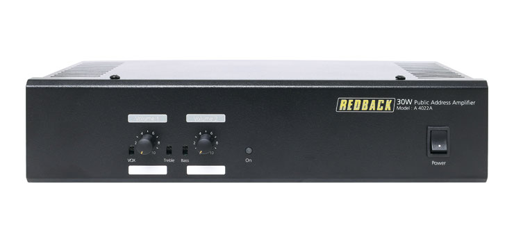 30W 2 Input 100V Public Address (PA) Amplifier