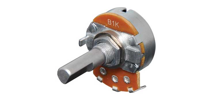1k Lin D Shaft 24mm Single Pot