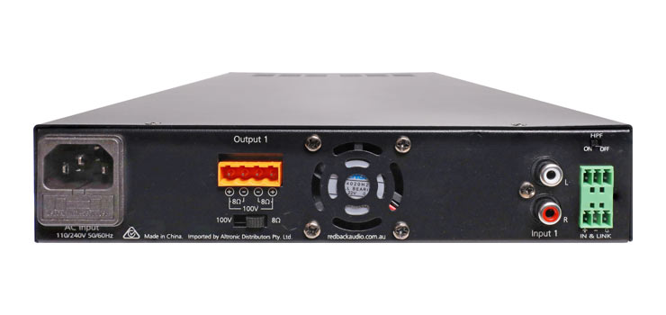 240W Public Address (PA) Zone Amplifier