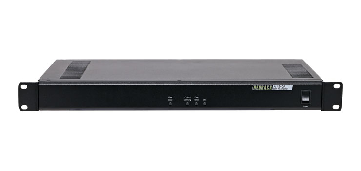 Compact 1RU Public Address 100V Amplifier 60W