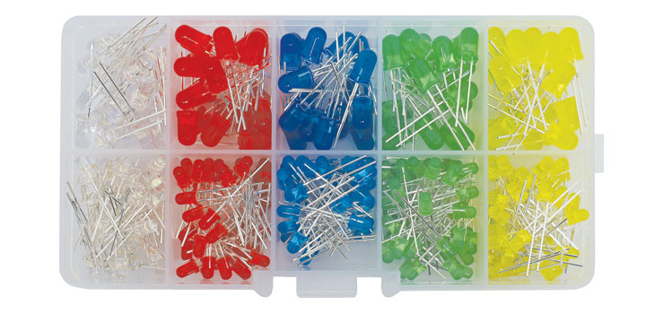 3-5mm LED Assortment Pack 300pcs