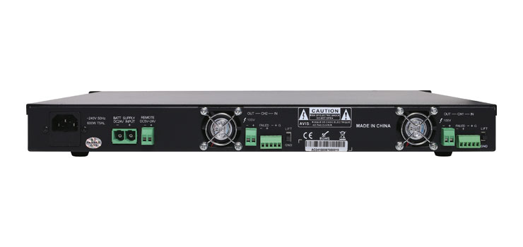 2 x 240W Class D Public Address (PA) Amplifier
