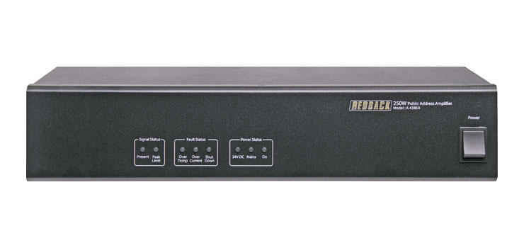 250W Public Address (PA) Power Amplifier