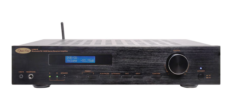 100W Stereo FM Bluetooth Receiver Amplifier