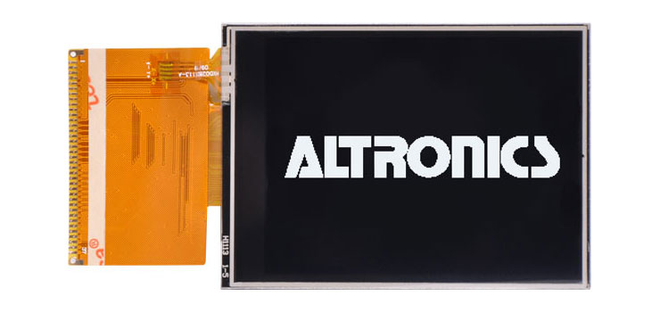 320x240 LED 2.8 Inch 64K Colour Touchscreen Display