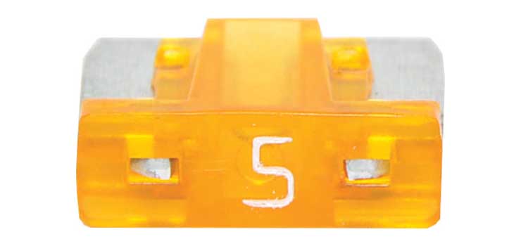 5A Orange Low Profile Mini Blade Fuse