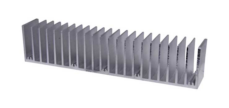 35 x 218mm Medium Duty Fin Heatsink