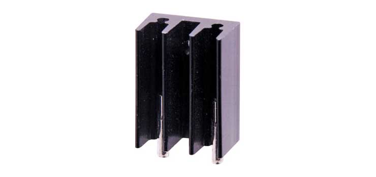 10 x 22mm TO220 PCB Mount Heatsink
