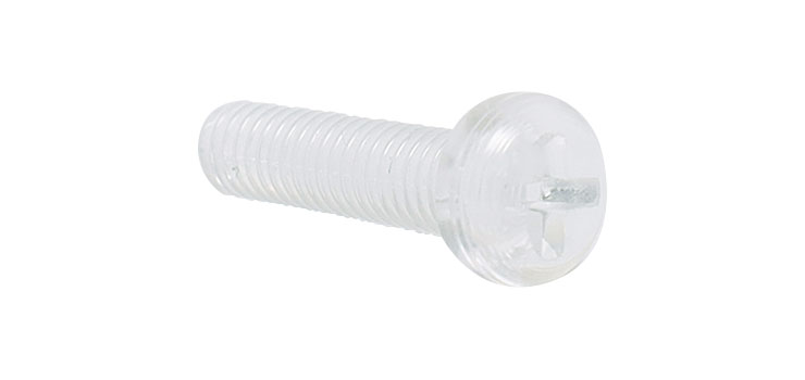 M4 x 16mm Pan Phillips Polycarbonate Bolt Pk 1000