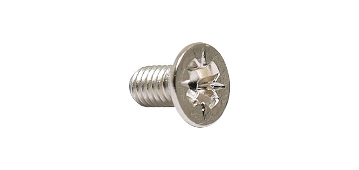 M3 x 6mm Countersunk Pozi Nickel Bolt Pk 25