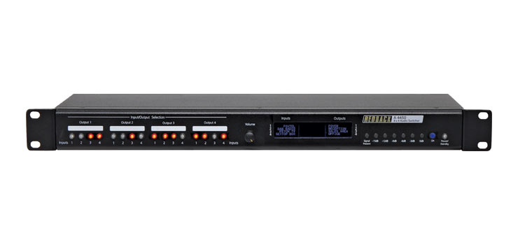 4x4 Audio Source Matrix Mixer Switch