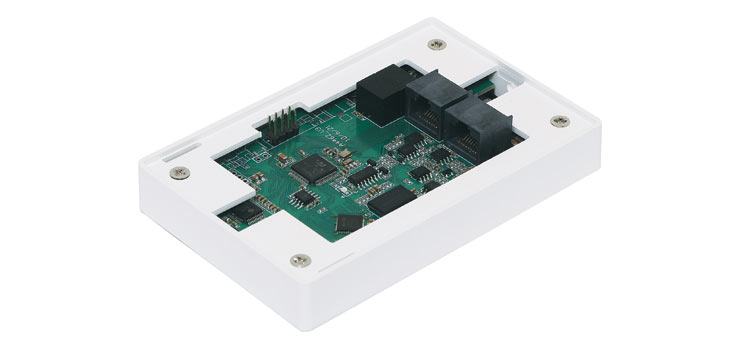 4.3" Zone Touch Wallplate For Source Controllers - White