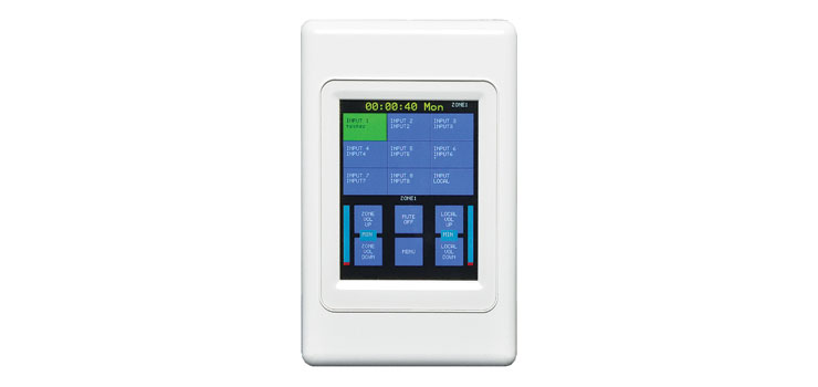 Touchscreen Source Switching Wall Plate to suit A4480B
