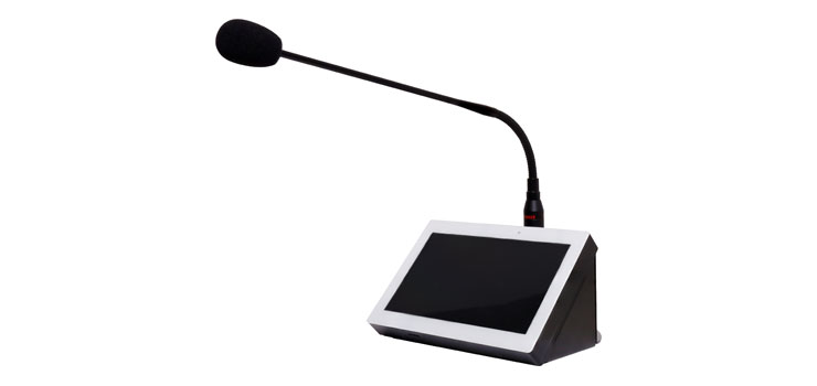 7" Master White Paging Console For Source Controllers