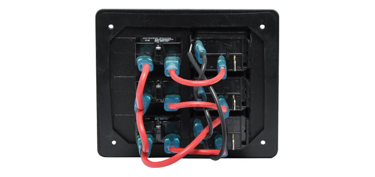 3 Way Switch Panel With Breakers