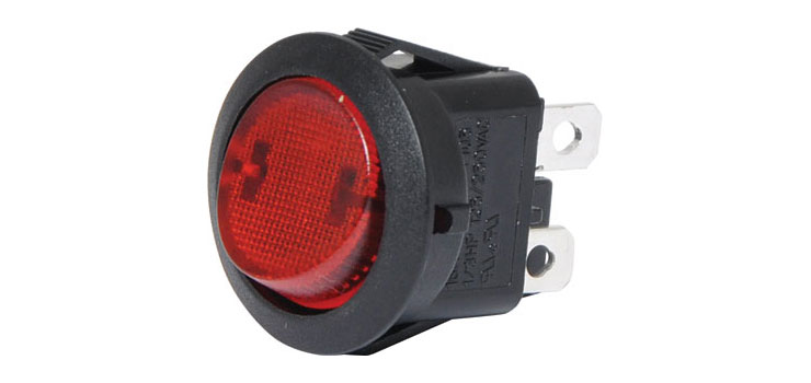 DPST Illuminated 10A Rocker Switch