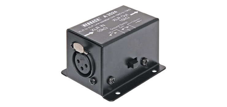 Line Isolation Transformer 10k ohms to 10k ohms XLR