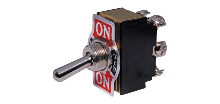 DPDT (On/Off/On) 6A Heavy Duty Toggle Switch