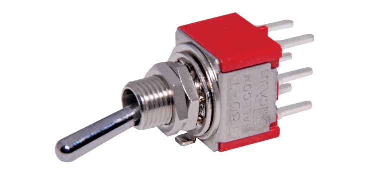 DPDT PCB Mount Mini Toggle Switch