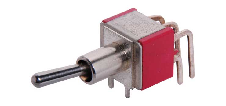 DPDT Horizontal Action PCB Mount Mini Toggle Switch