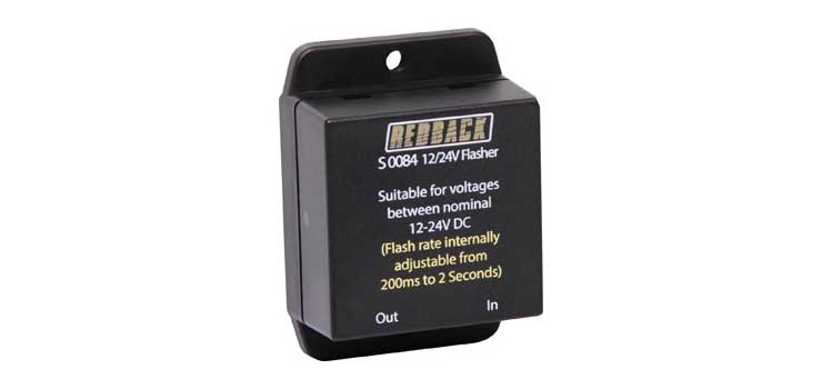 12V - 24V DC Adjustable Flasher Unit