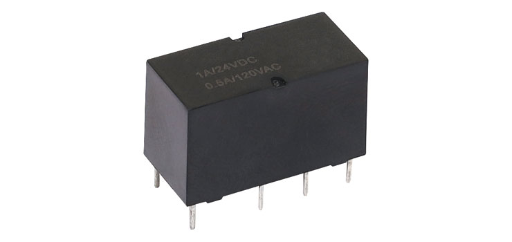 1A 24VDC DPDT PCB Mount Micro Relay
