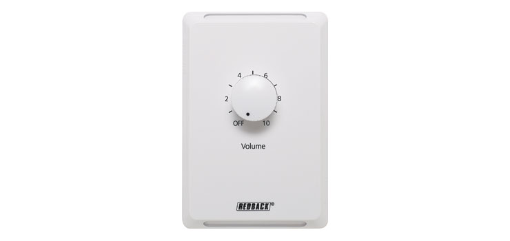 Volume Control 40W 100V Line Clipsal Pro - Vertical White