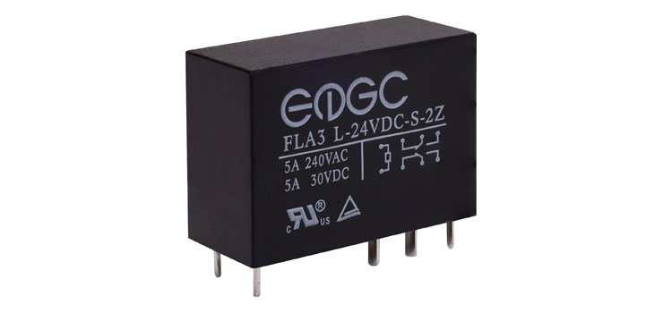 5A 24VDC DPDT PCB Mount Relay