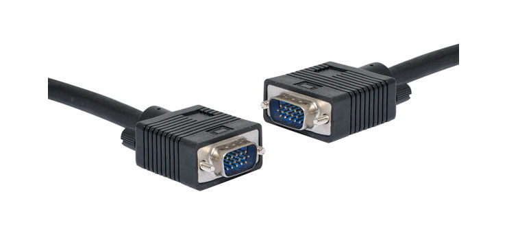 0.5m VGA DE15 High Density Male-Male Cable