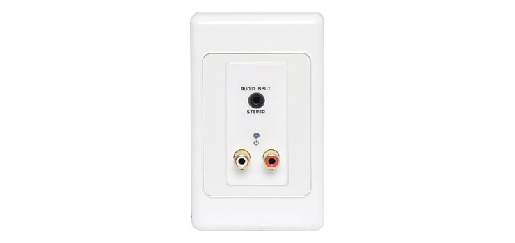 Stereo RCA and 3.5mm Jack Input UTP Balun Wallplate