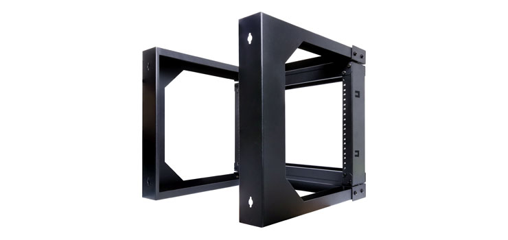 6U 460mm Deep Hinged Wall Mount Server Rack