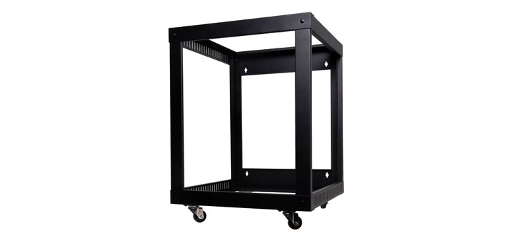 12U 520mm Side Mount Open 19" Rack Frame