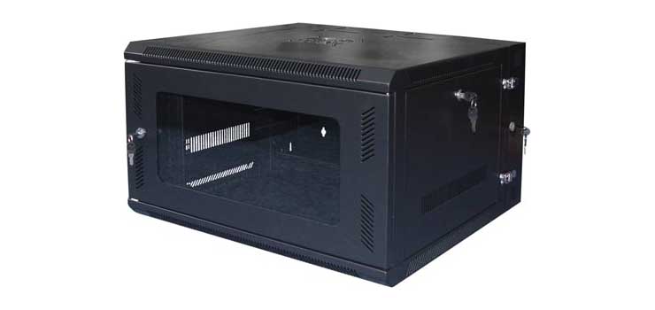9U 600mm Deep Hinged Wall Mount Server Rack
