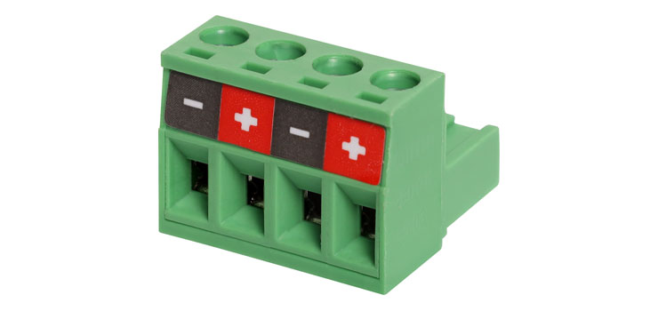 4 Way 5.08mm Pluggable Terminal Plug