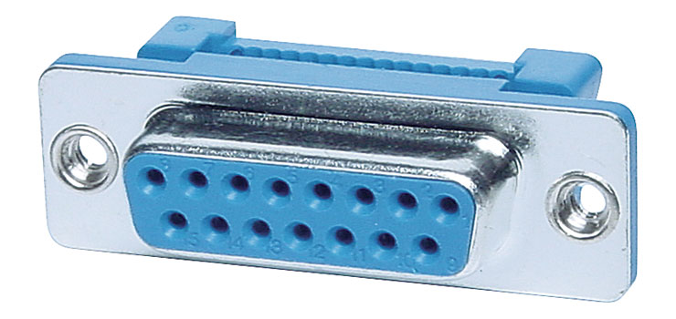 DA15 Female with IDC Termination Metal Version