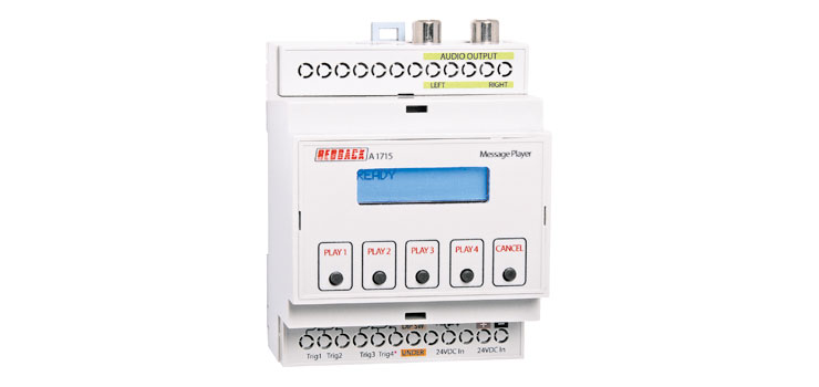 DIN Rail MP3/SD Message Player