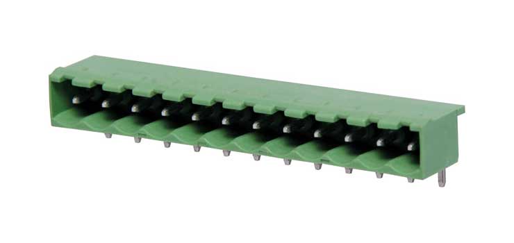 12 Way 5.08mm Horiz. PCB Mnt Boxed Pluggable Skt